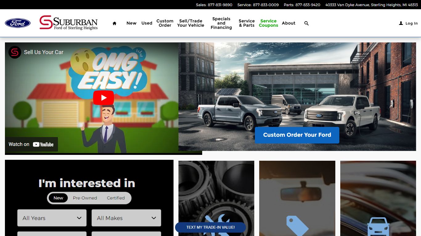 Suburban Ford of Sterling Heights | New & Used Ford Dealership